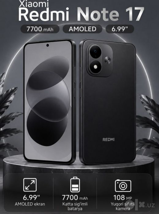 REDMI  NOTE 17 6+6/256GB