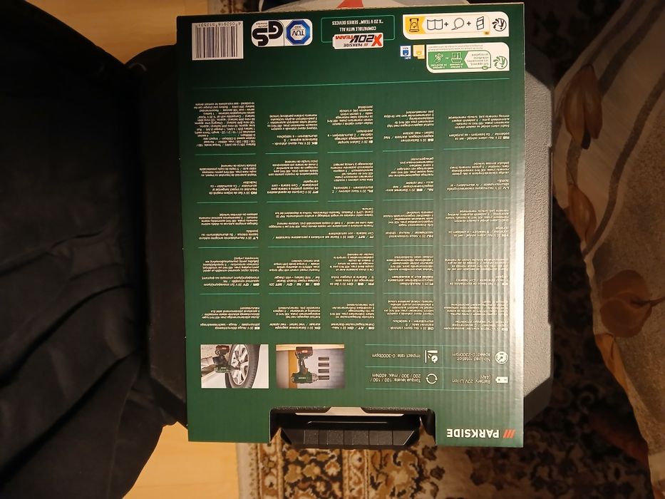 Оригинален ударен гайковерт Parkside.-20v.