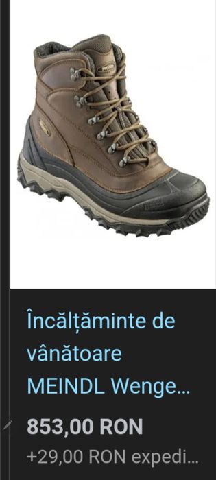 Ghete vânătoare Meindl Goretex 44