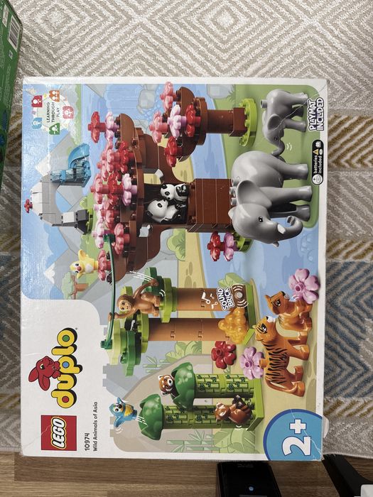 Шикарный лего duplo wild animals of asia 10974
