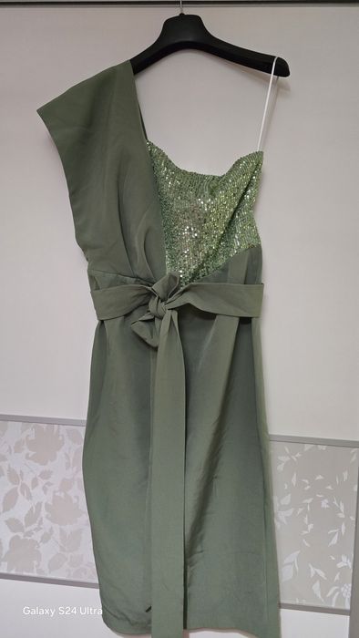 Rochie eleganta olive