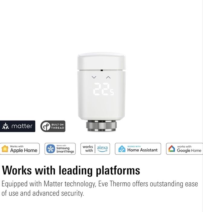 Termostat inteligent pentru radiator Eve