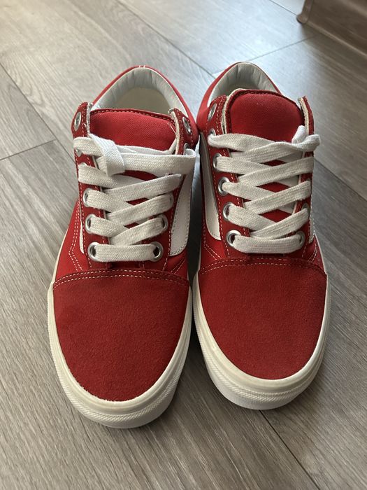 Vans Old Skool Platform Red/White – Mărime 42