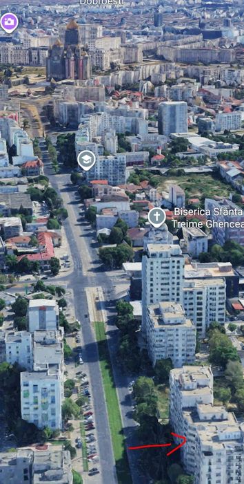 2 camere decomandat | Calea 13 Septembrie Nr 235 | 59 mp | Etaj 8/8 | Mobilat-utilat