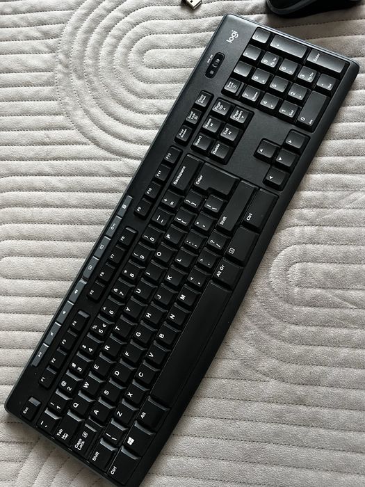 Tastatură și mouse Logitech, negru