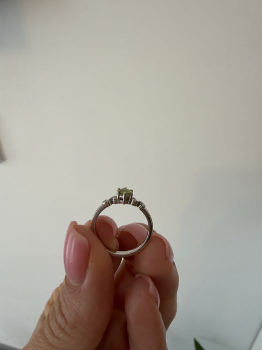 Inel aur cu peridot  14k