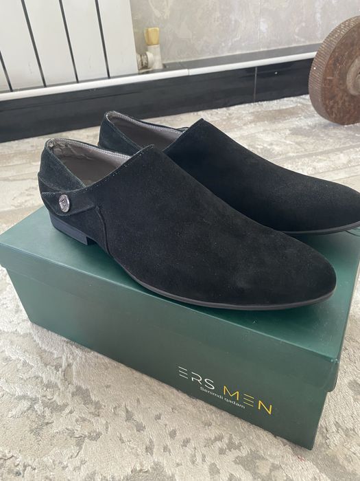 Туфли замшевые / новые