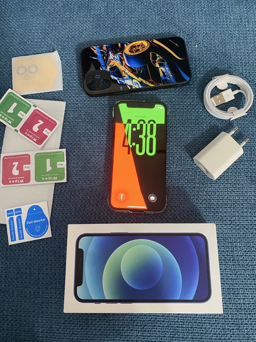 Iphone 12 mini 128gb  пълен компект като нов