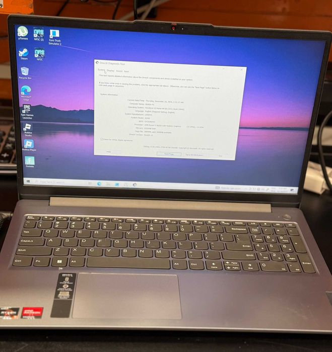 HOPE AMANET P2 - Lenovo ideapad Slim3 /  Amd Ryzen 5 5625U / 8 GB Ram