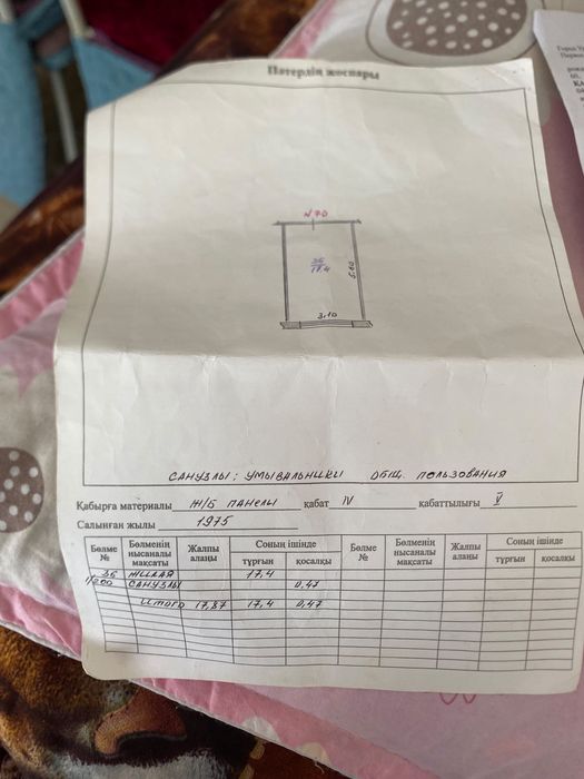Дом сатылады, 17,4 м²,