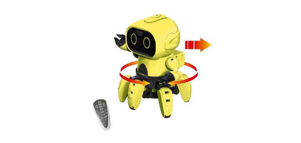 Конструктор Mercado Trade, Мини робот, С движение и звук, Зелен