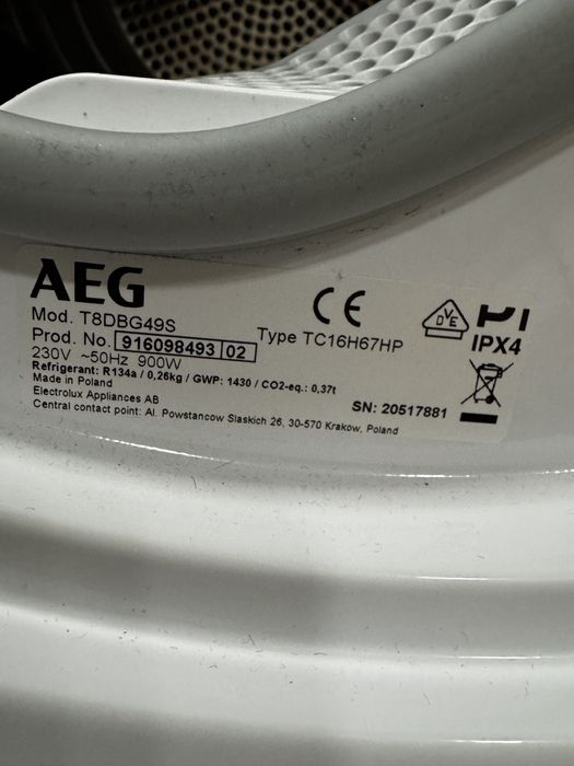 Пералня и сушилня AEG 9/8кг