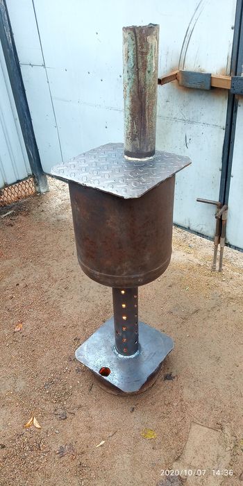 Продам Печь на отработке буржуйка, отработка