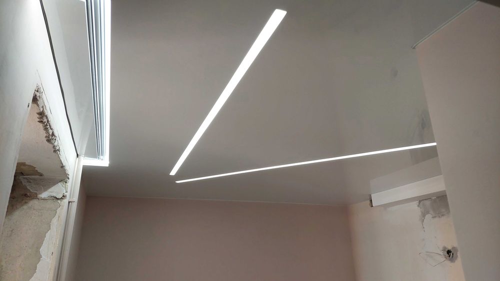 Натяжные потолки.