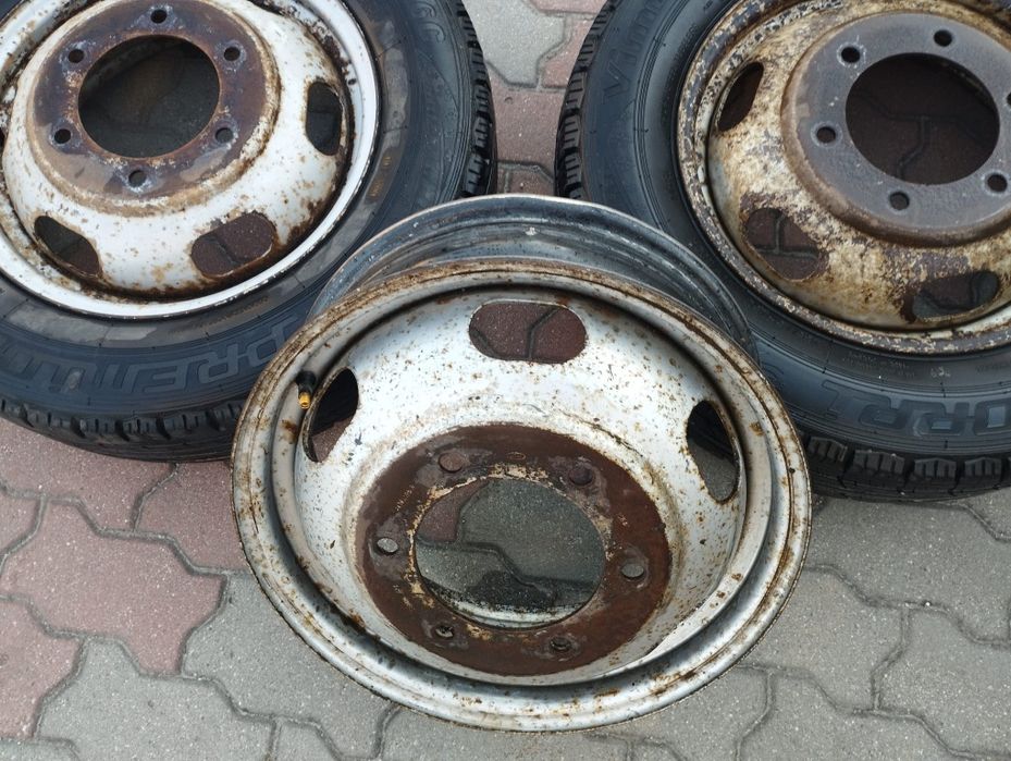 Jante cu cauciucuri Ford transit punte dubla