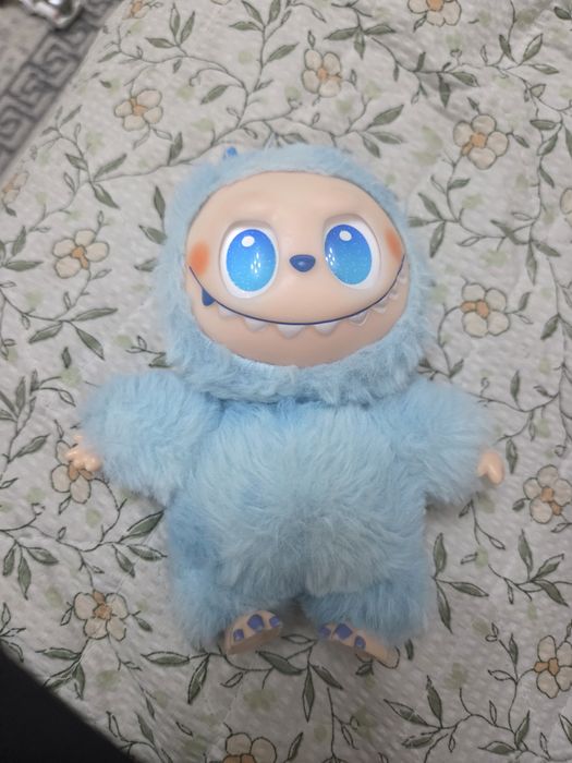 Лабубу брилок синий
