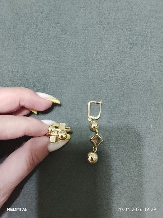 Продам серьги и кольцо