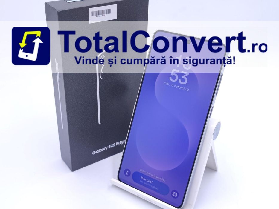 Samsung S25 Edge 256GB 12GB Dual SIM cutie, Garantie 24 luni | #D96641