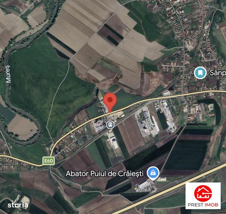 Terenuri de vanzare Sinpaul – 3 parcele 1000 mp, acces E60, 25 €mp