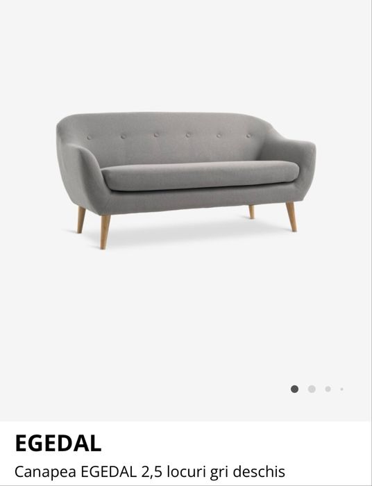Canapea Jysk 2.5 locuri model EGEDAL