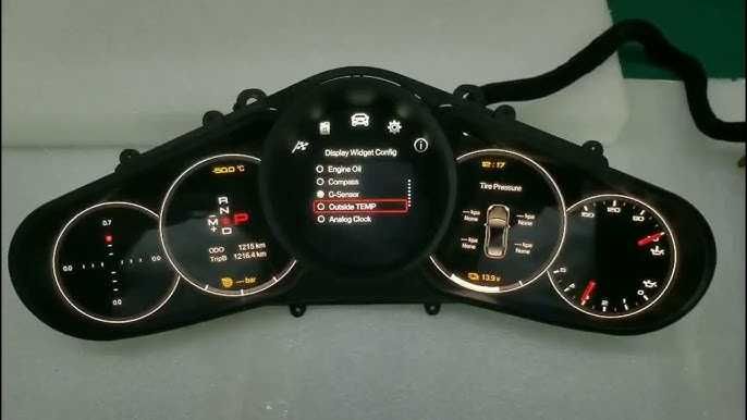 Дигитален километраж LCD 12.3" Porsche Cayenne/Panamera LINUX SYSTEM