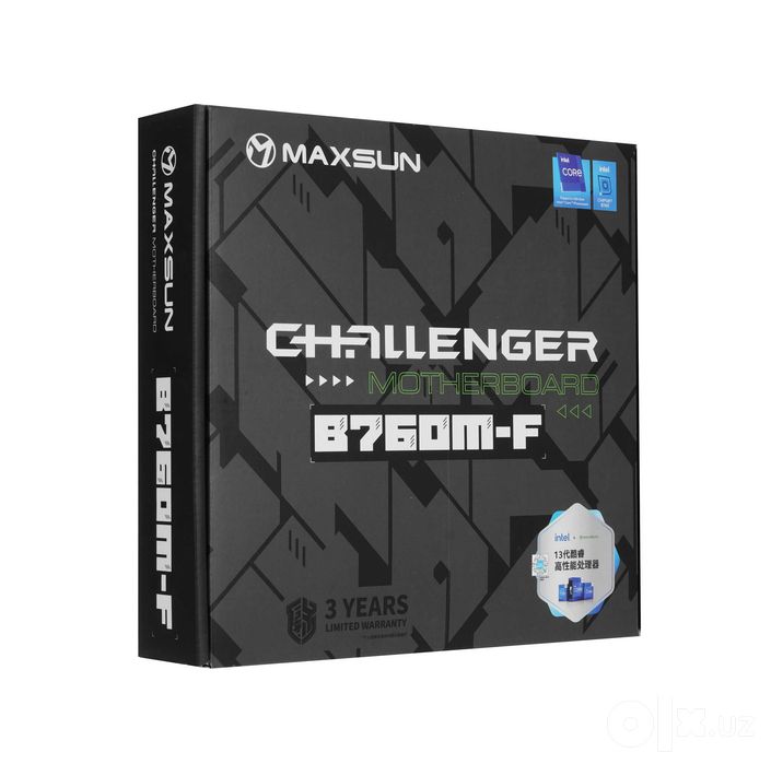 - Материнская плата Maxsun Challenger B760M-F DDR4