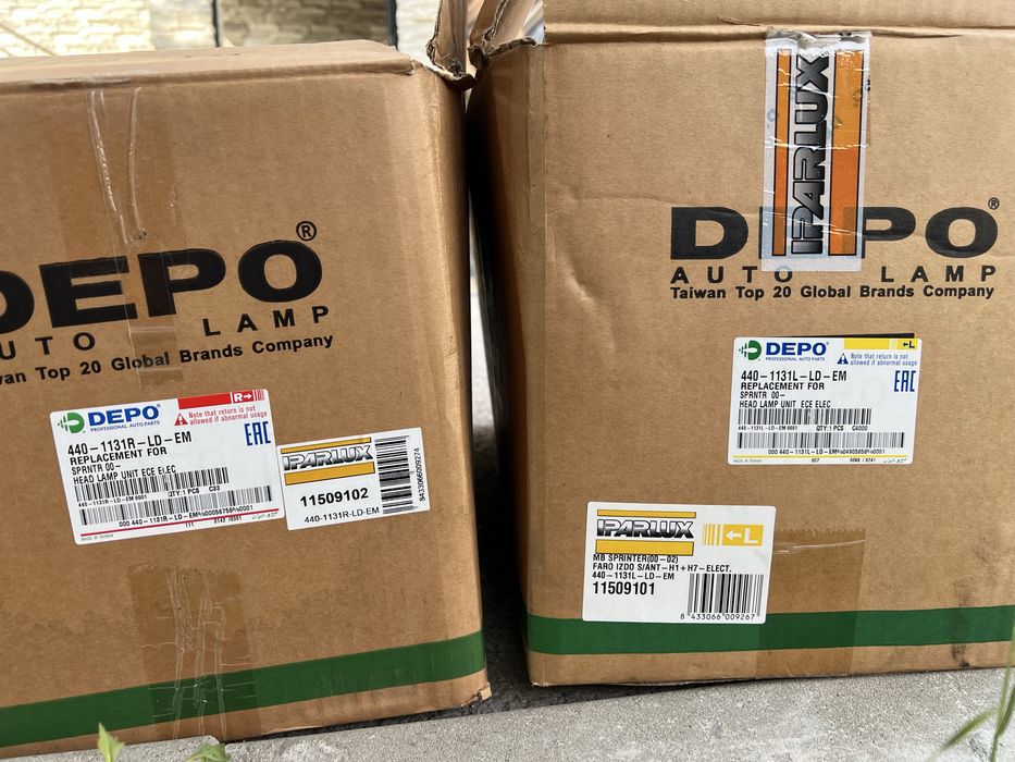 Фарове за Mercedes Sprinter W903 2001-2007 /DEPO