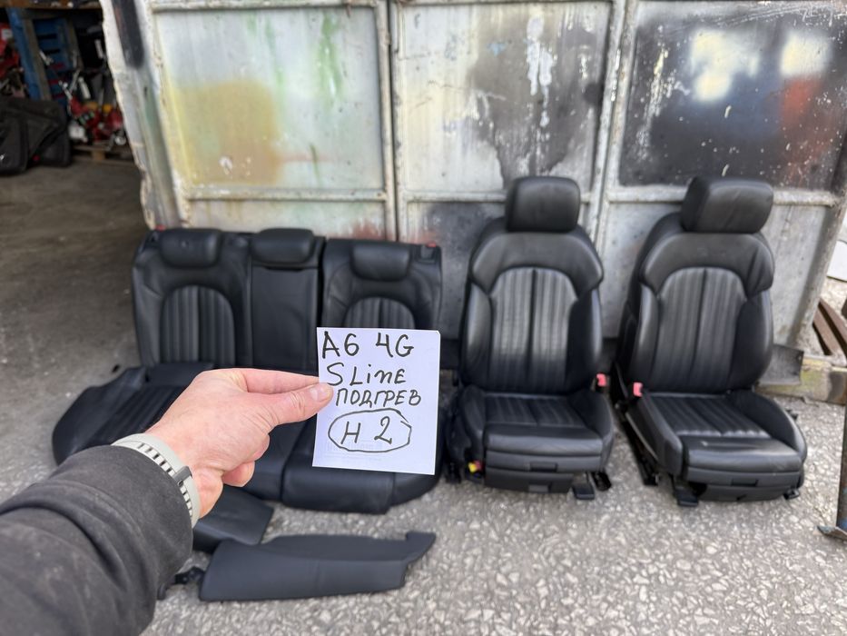 Кожен салон за Ауди AUDI A6 4G Sline подгрев ном 2