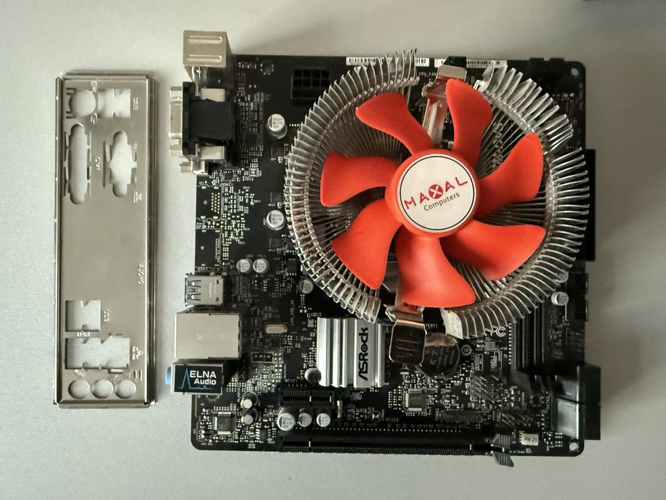 Комплект ASRock H310CM-DVS + Intel Core i3-8100 + кулер