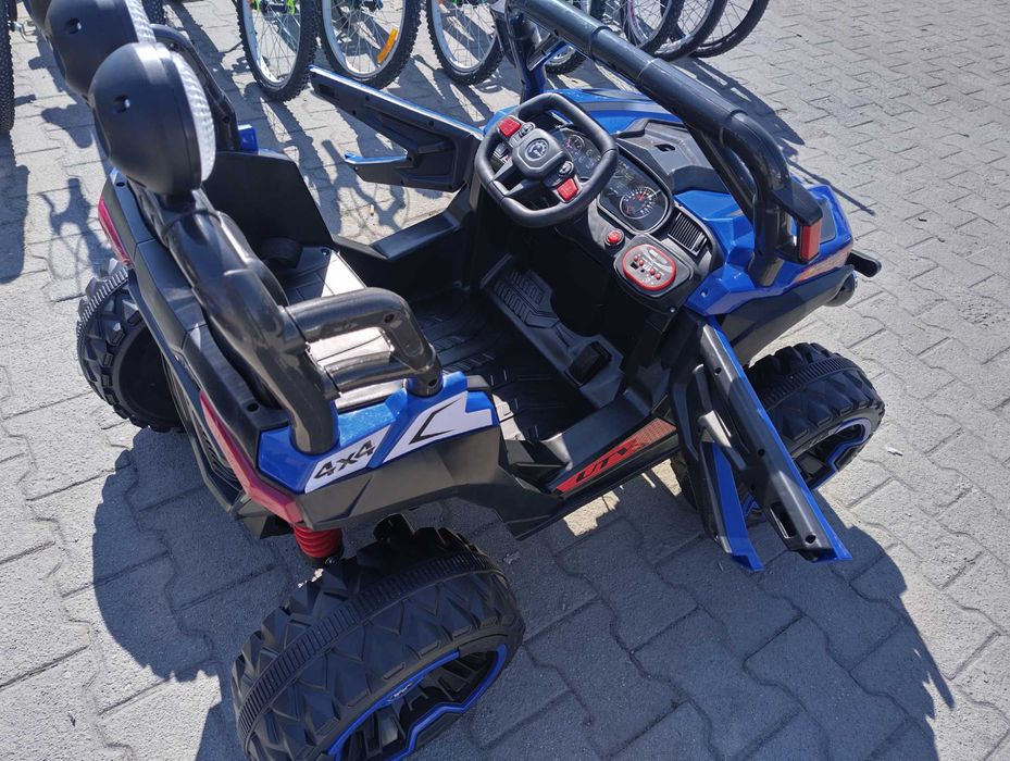 SAFARI двуместен акумулаторен джип JAKARTA 4x4 син