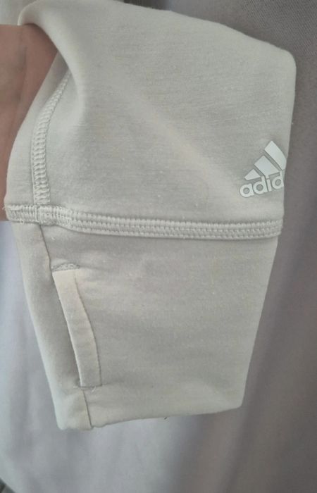 Jachetă Adidas pentru Femei – Running/Gym, crem, mărimea S
