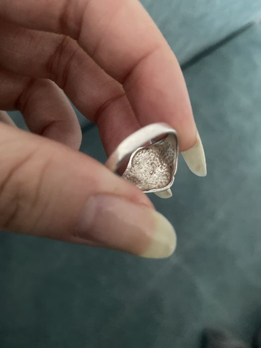 серебренное кольцо