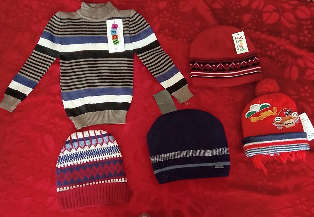 Шапка,кофта 6 айдан 1жаска дейин