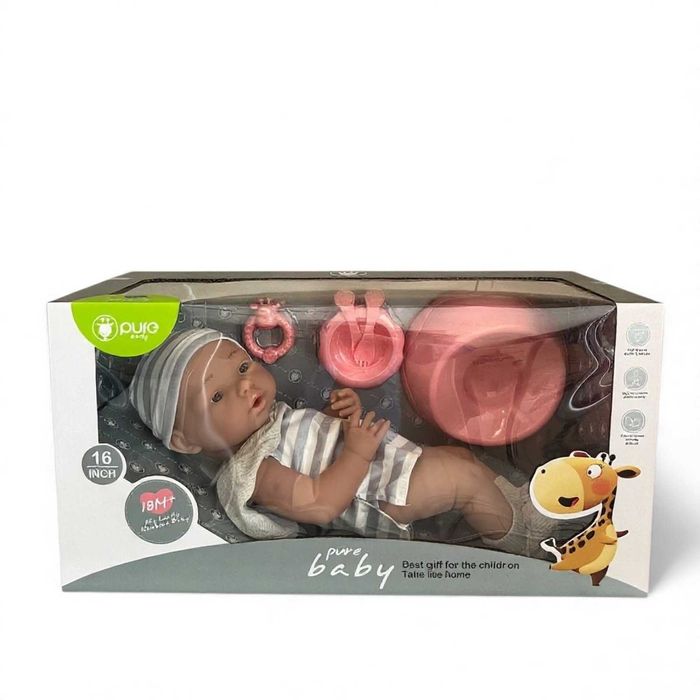 Бебе реалистично Pure Baby 40см DARENLAND