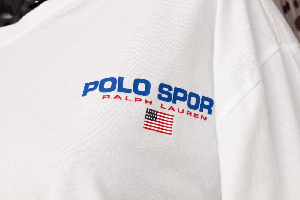 Polo Sport Ralph Lauren Оригинална дамска блуза бяла кроп топ XL