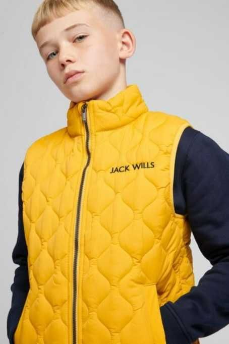 Детски елек Jack Wills Font Puffer Gilet от 3 до 10 годишни