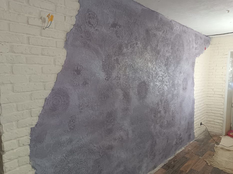 Шпаклёвка стен, стяжка, штукатурка