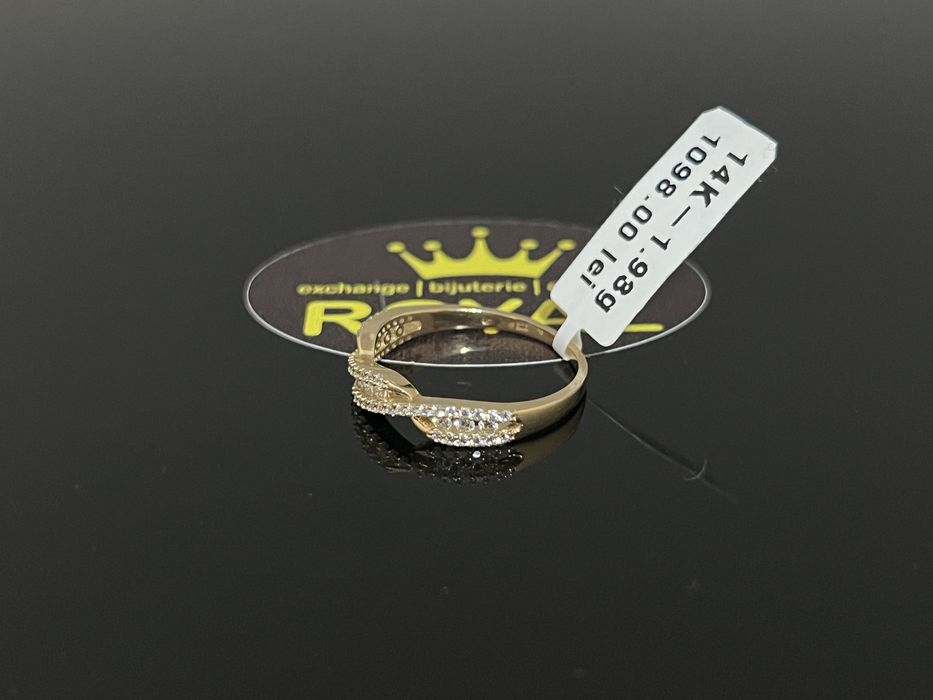 Bijuteria Royal CB : Inel dama aur nou 14k 1,93gr