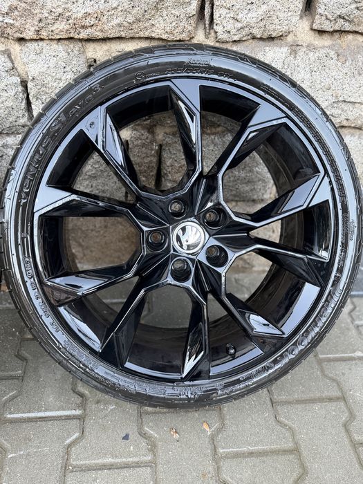 Оригинални 19 джанти 5х112 с летни гуми ханкук