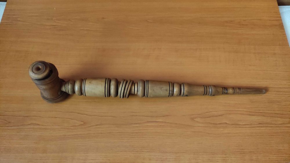 2 стари дървени лули ръчна изработка