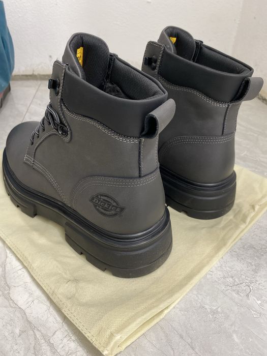 Зимние ботинки Dickies серо-черные