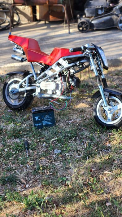 Мини покет със електрически стартер