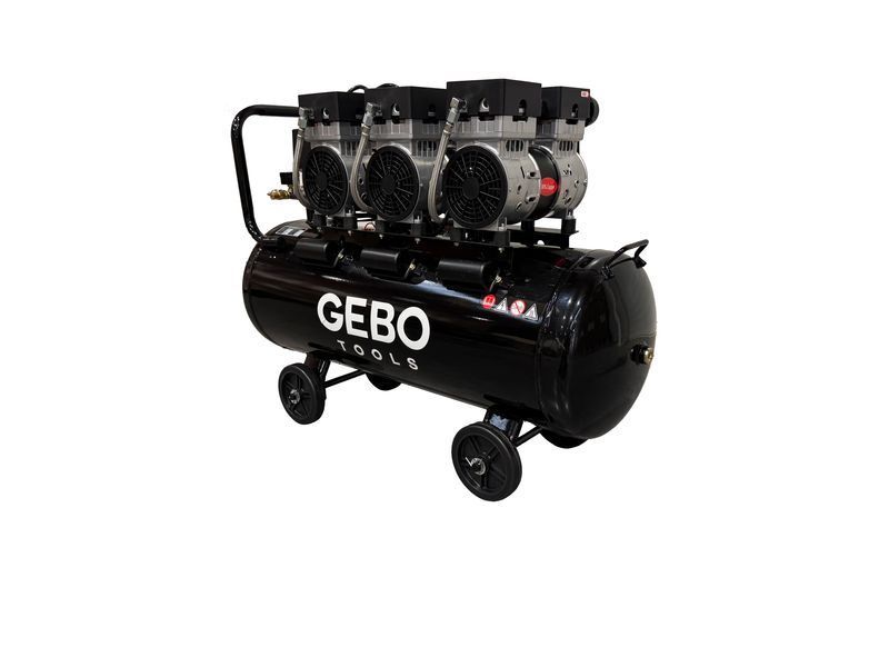 Безшумен компресор 70 л м2 gebo tools
