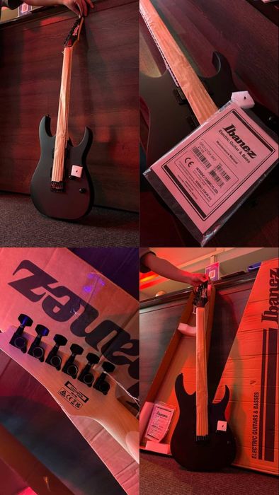 Электрогитара Ibanez GRG121DX-BKF (черный матовый)