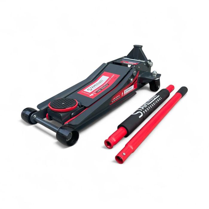 Нископрофилен хидравличен крик 4T STAHLMAYER 83–505 мм с двойна помпа