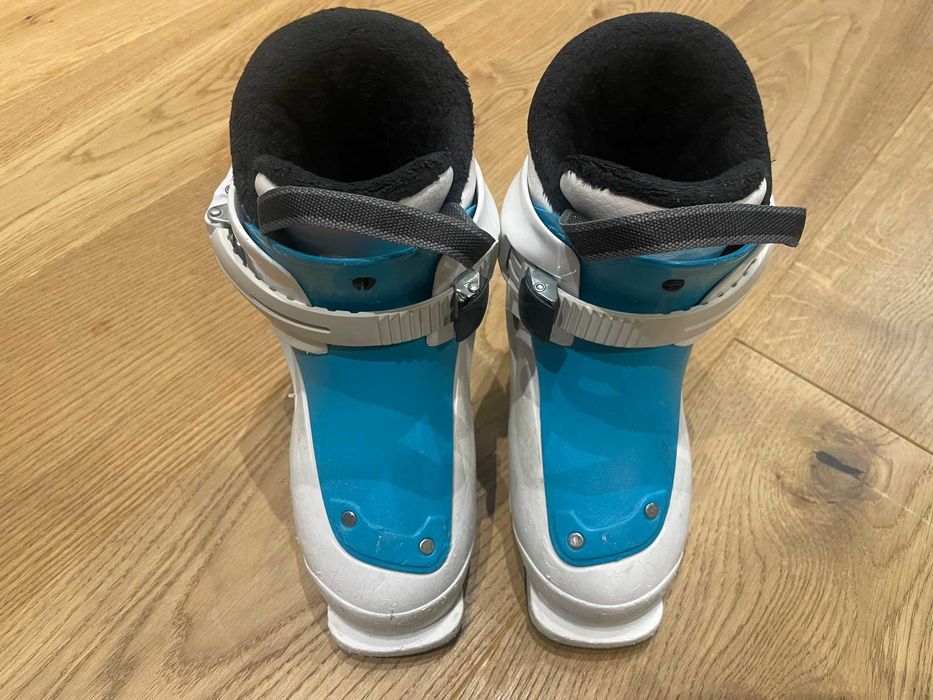 Детски Ски Обувки Salomon - T1 Girly White/Scuba Blue/Размер 18