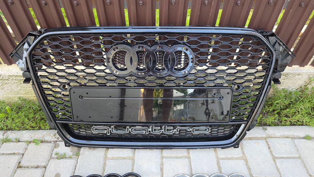 Grila quattro, grile proiectoare, capace oglinzi carbon audi a4 b8.5 facelift