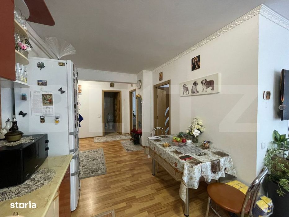 Apartament 2 camere, 56 mp, 2 orientari, doua balcoane, parcare — fotografia 3