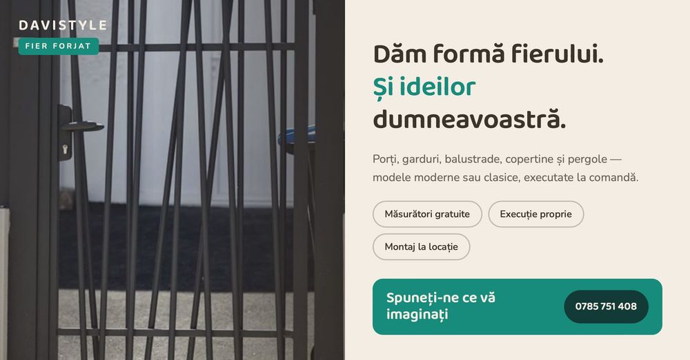 Lucrari din fier forjat