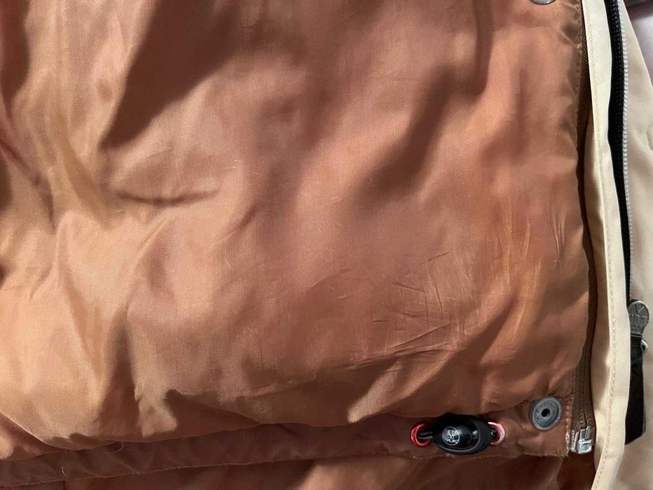 Geacă Ciesse, L, bej, cu glugă ascunsă și căptușeală detașabilă